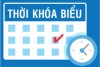 Thời khóa biểu ôn tập cho khối 12- ôn thi TN THPT