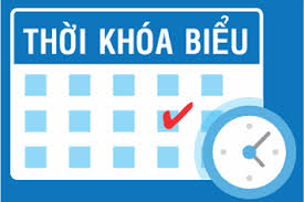 Thời khóa biểu ôn tập cho khối 12- ôn thi TN THPT